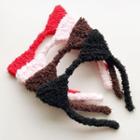 Cat Ear Fleece Face Wash Headband