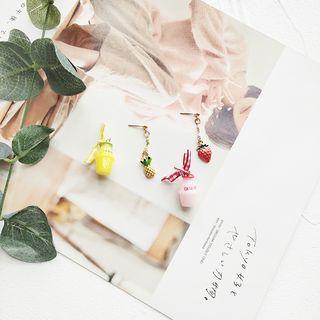 Non-matching Mini Fruit & Drinks Dangle Earring