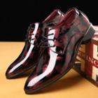 Floral Lace-up Derby Shoes