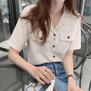 Short Sleeve Linen Shirt