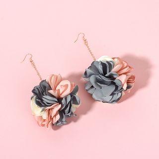 Floral Ball Earrings 1 Pair - Gold - One Size