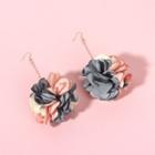 Floral Ball Earrings 1 Pair - Gold - One Size