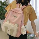 Cartoon Contrast Color Panel Nylon Backpack / Bag Charm