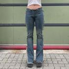 Tassel Trim Straight Leg Jeans