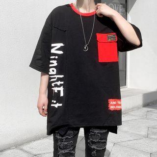 Color Block Printed T-shirt