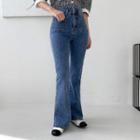 Patch-pocket Boot-cut Jeans / Pants