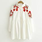 Embroidered High-waist Tunic