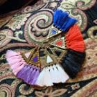 Triangle Tassel Drop Earring