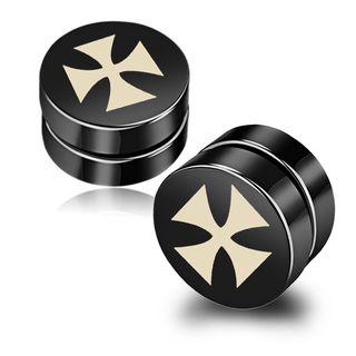 Stainless Steel Cross Magnetic Earring