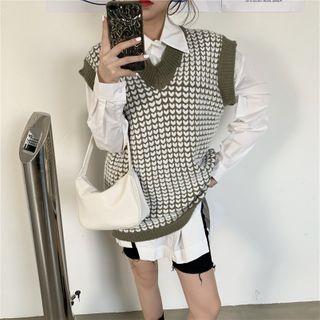 V-neck Knit Vest - 3 Colors