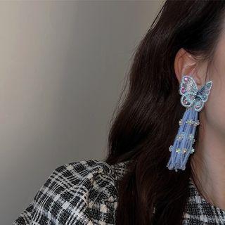 Butterfly Lace Fringed Earring