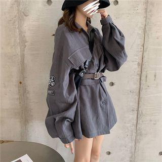Long-sleeve Tagged Cargo Shirt / Belt