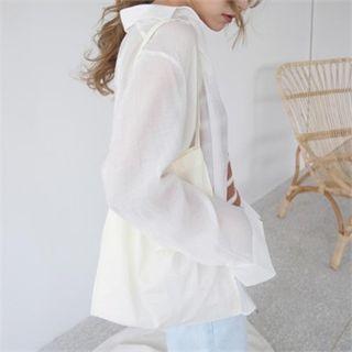 Colored Cotton Shopper Bag