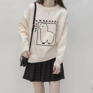 Alpaca Graphic Sweater