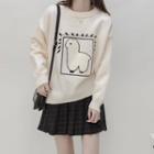 Alpaca Graphic Sweater