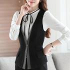 Contrast-trim Vest / Trousers / Skirt