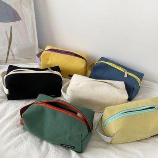 Two-tone Canvas Pouch
