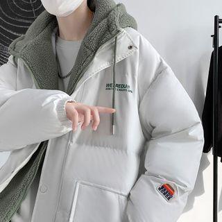 Mock Two Piece Padding Zip Jacket