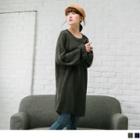 Round Neck Oversized Knit Top