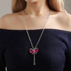 Crystal Butterfly Pendant Necklace