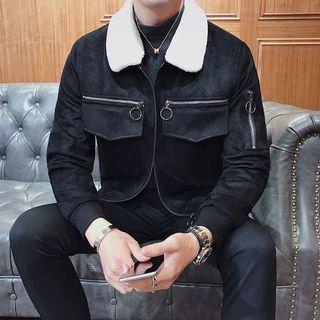 Fleece Collared Jacket