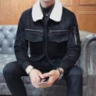 Fleece Collared Jacket