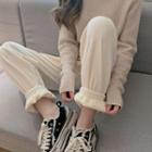 High Waist Wide Leg Pants / Sweatpants