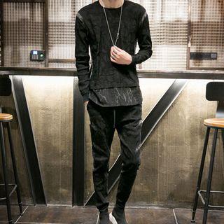 Set : Long-sleeve Sweatshirt + Sweatpants