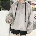 Pompom Furry Hoodie