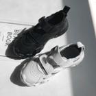 Lug-sole Self-fastener Sneakers