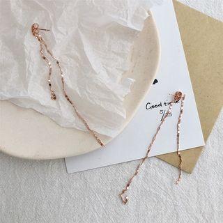 Double Fringed Drop Earring