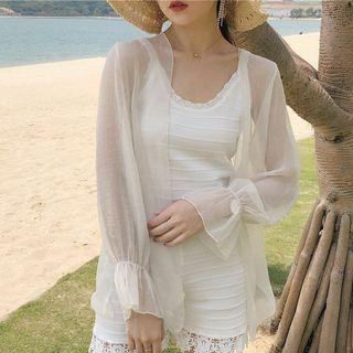Plain Light Chiffon Jacket
