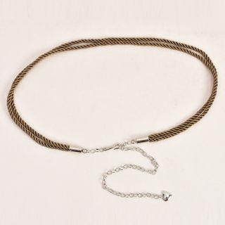 Hemp Rope Belt Brown - One Size