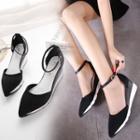 Pointed Hidden Wedge Sandals
