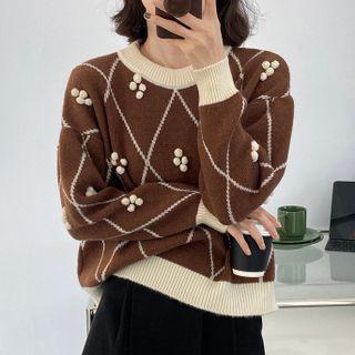Pom Pom-accent Sweater