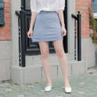 Stretchy Pastel Miniskirt
