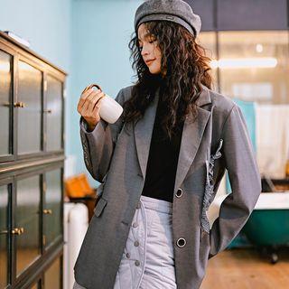 Frill Trim Blazer