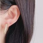 Alloy Cuff Earring 1 Pair - Clip On Earring - Gold - One Size