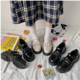 Ruffled Mary Jane Shoes