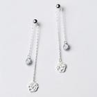 S925 Sterling Silver Floral Drop Earring