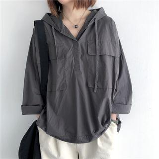 Hooded Overhead Shirt
