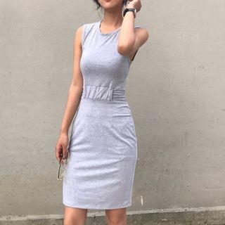 Cut Out Back Tank Dress