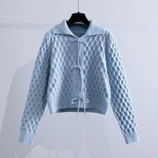 Tie Cardigan
