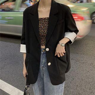 3/4-sleeve Blazer / Camisole Top