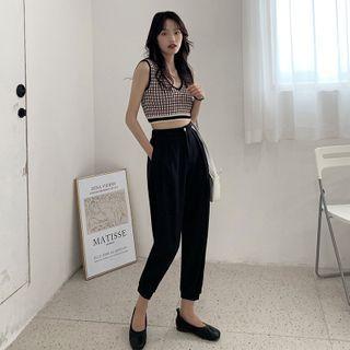 High Waist Lantern Pants
