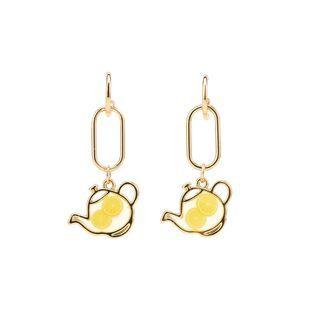 925 Sterling Silver Teapot Drop Earring