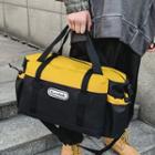 Lightweight Color Block Carryall Bag