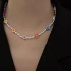 Floral Sterling Silver Necklace L500 - Multicolor - One Size