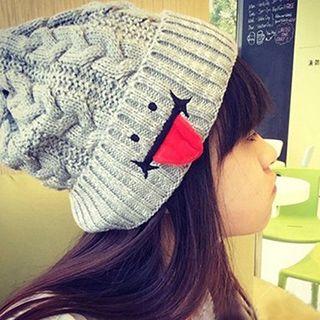 Tongue Accent Beanie