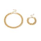Chain Necklace 0269 - Set - Gold - One Size
